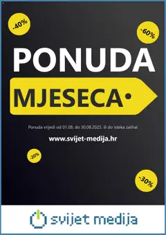 Katalog Svijet medija - Pregled kataloga iz trgovine Svijet medija, vrijedi od 01.08.2025