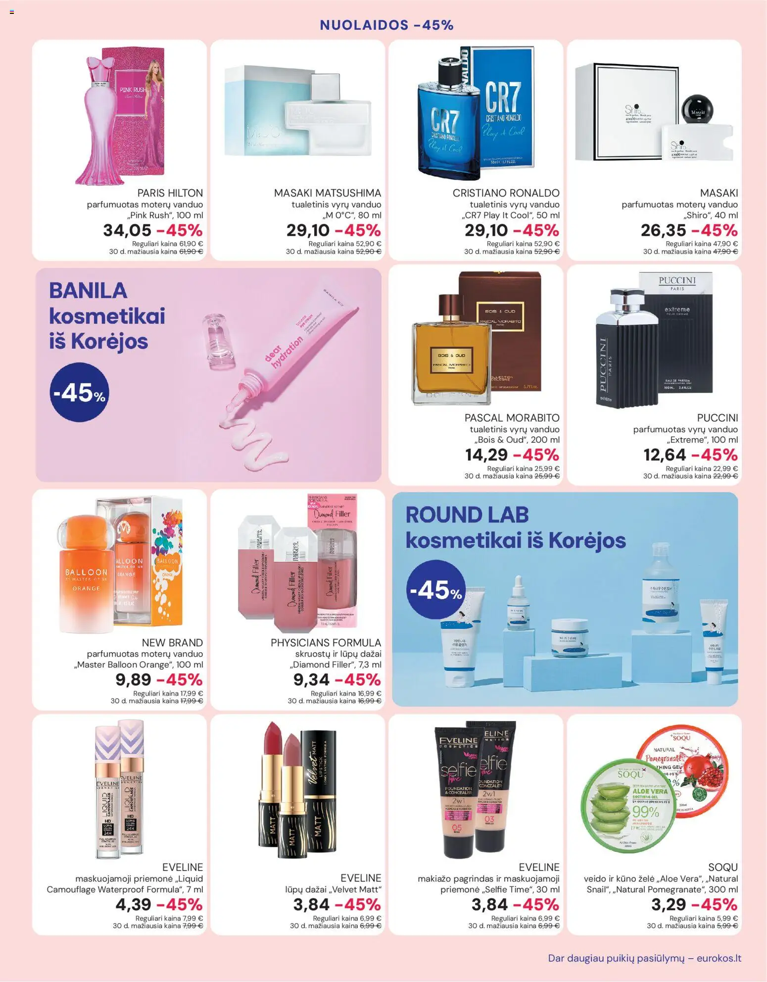 Eurokos akcijos nuo 02.01.2026 | Puslapis: 11 | Prekių: Makiažo pagrindas