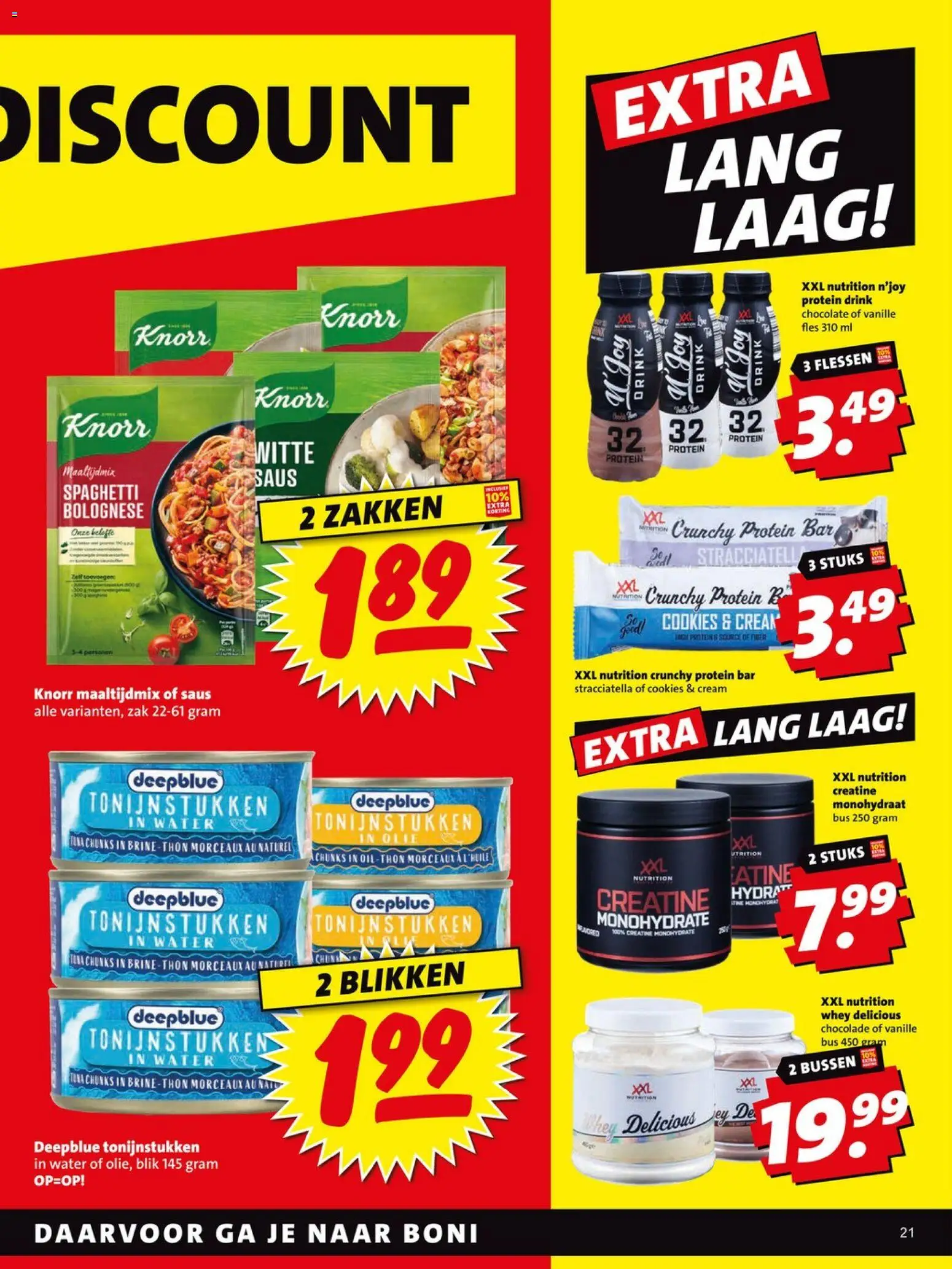 {H1} | Pagina: 21 | Producten: Whey, Zak, Pavilon, Saus