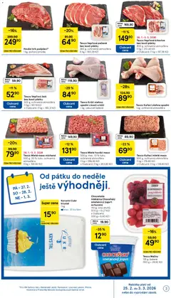 Náhled letáku Tesco Vepřový bok bez kosti plátky, 320 g, ochranná atmosféra od 25.02.2026 | Strana: 3