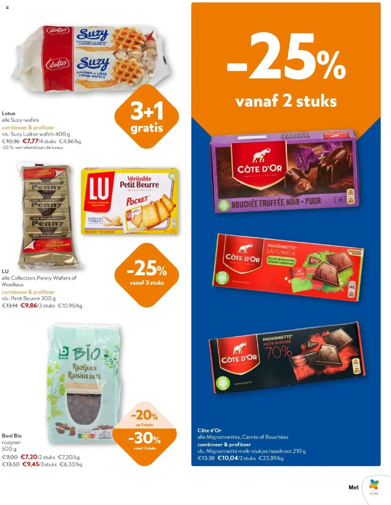  | Pagina: 11 | Producten: Rozijnen, Wafels, Melk