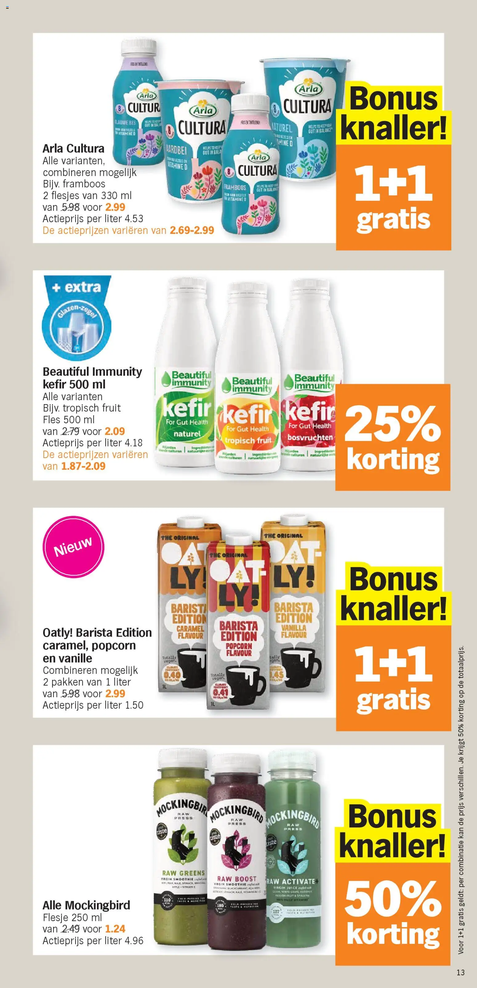 {H1} | Pagina: 13 | Producten: Fles, Boost, Fruit, Kan