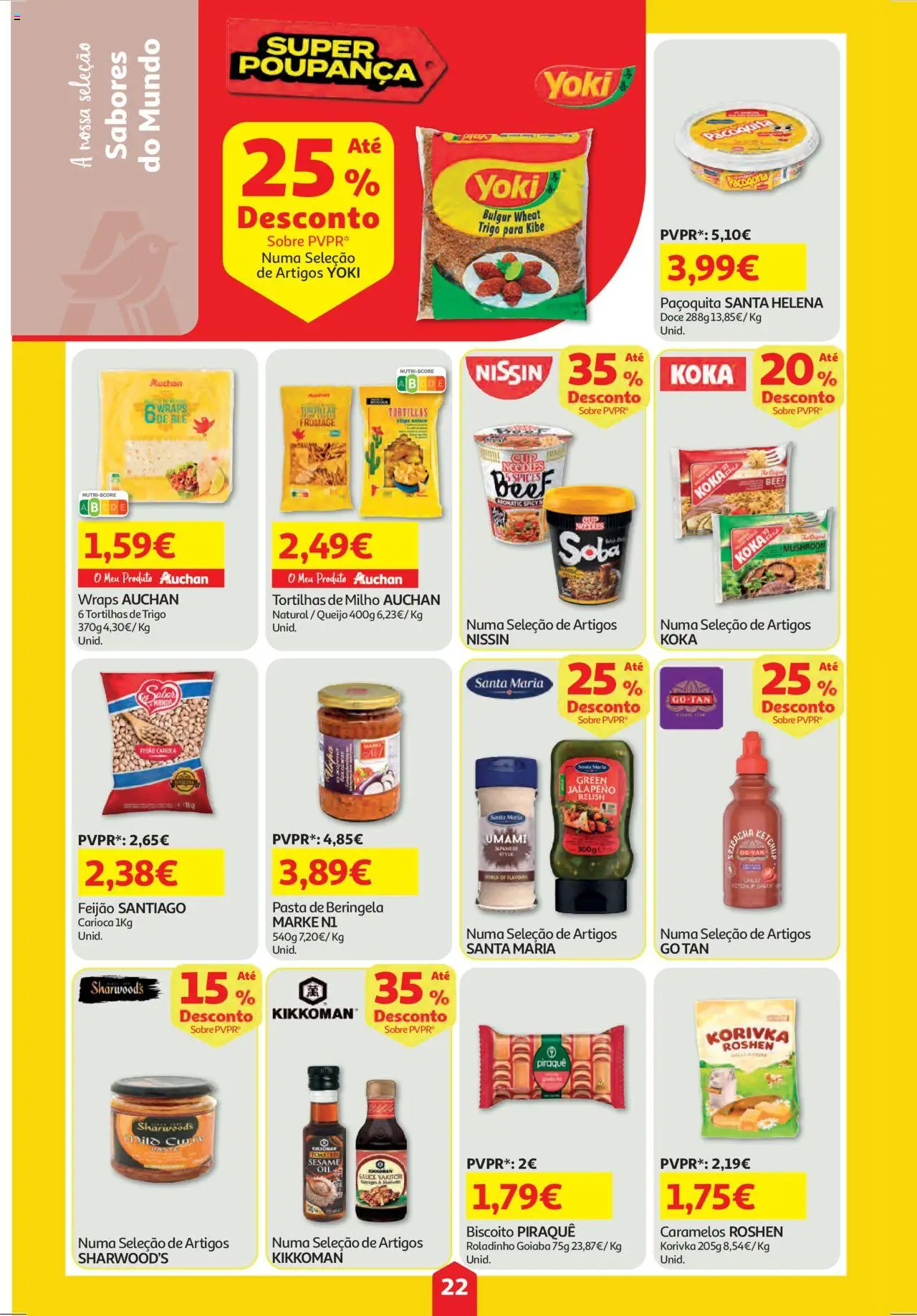 Auchan folheto │ válido de 18.09.2025 | Página: 22 | Produtos: Queijo, Milho