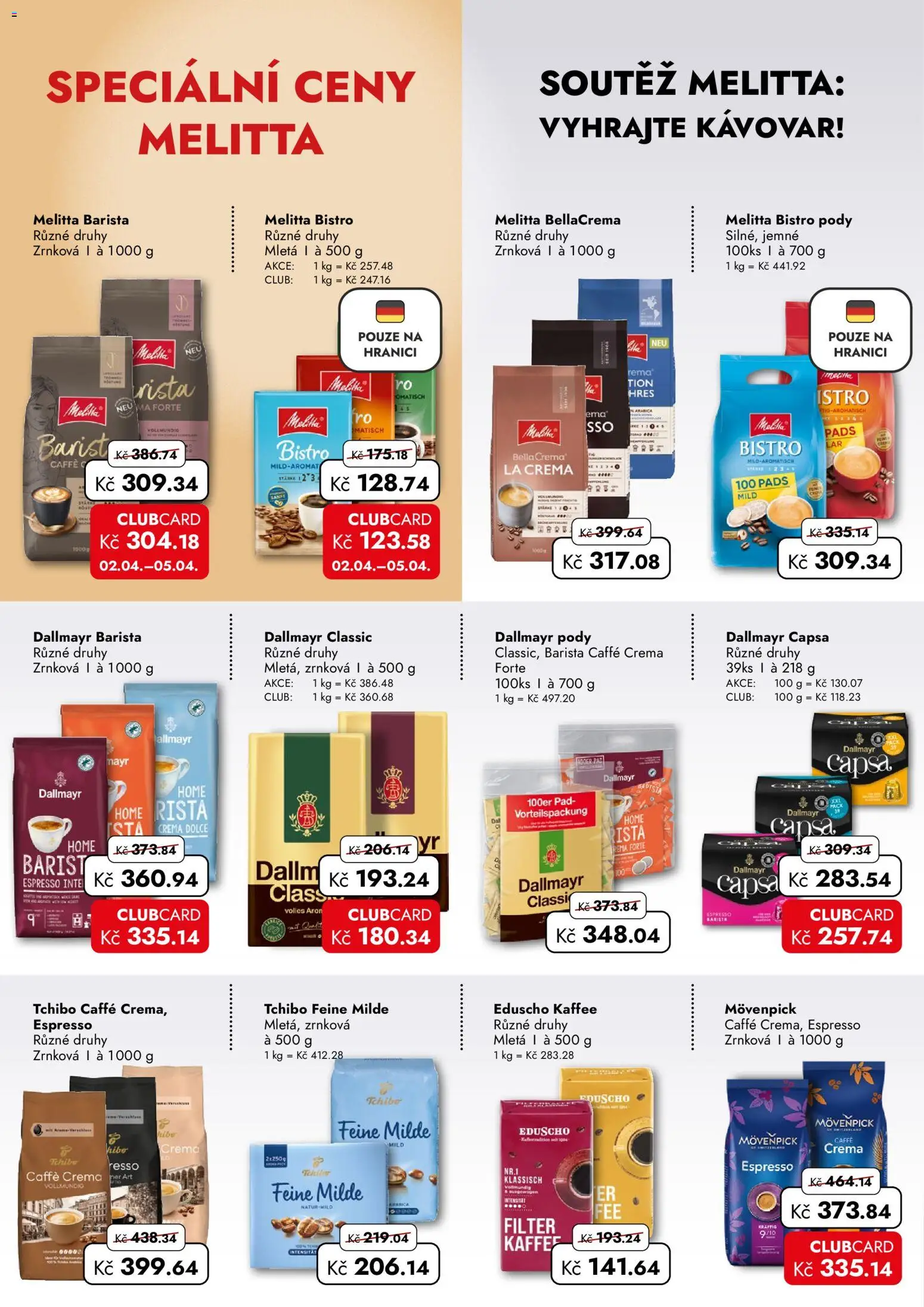 Travel Free leták od 03.04.2026 | Strana: 2 | Produkty: Tchibo, Kávovar, Crema, Caffè crema