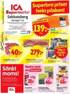 ICA Supermarket - Stockholm - Förhandsvisning av reklamblad från butik ICA Supermarket aktuell från 30.03.2026