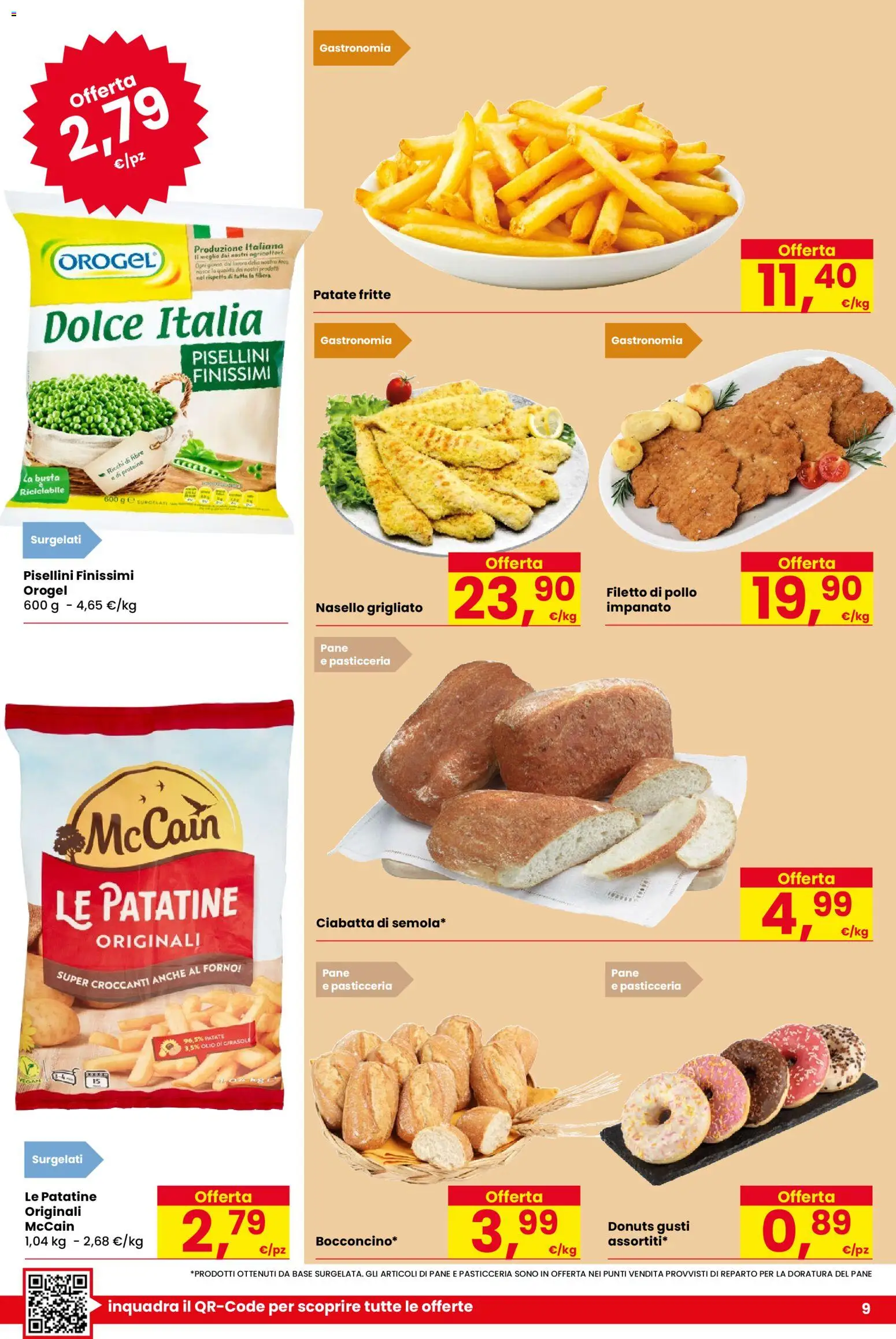 Volantino Despar del 13.11.2025 | Pagina: 9 | Prodotti: Pollo, Patatine, Patate, Olio