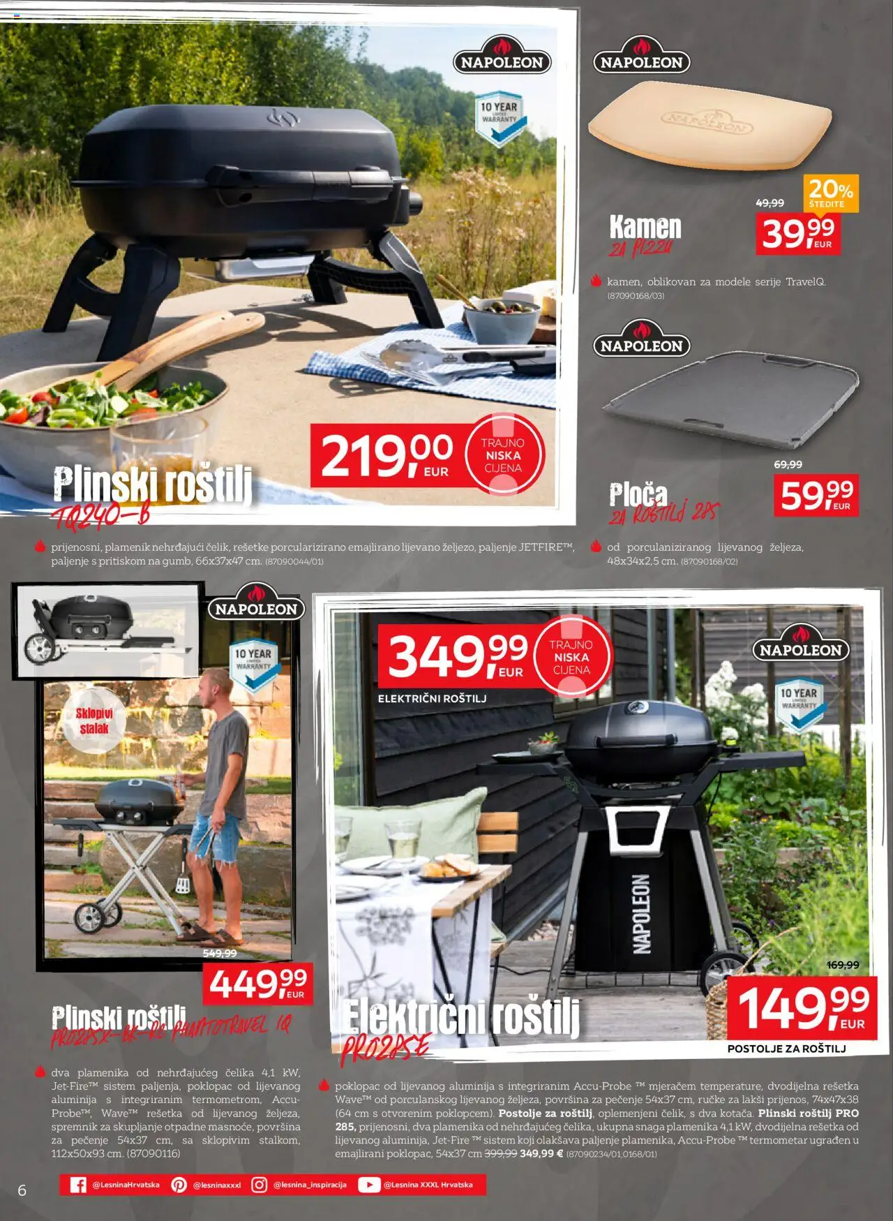 Lesnina katalog | vrijedi od 01.07.2025 | Stranica: 6 | Proizvodi: Roštilj, Termometar