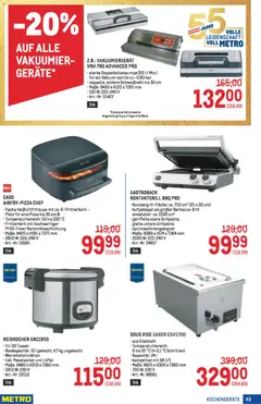 Metro angebote Profi ab 16.04.2026 gültig | Seite: 49 | Produkte: Pizza