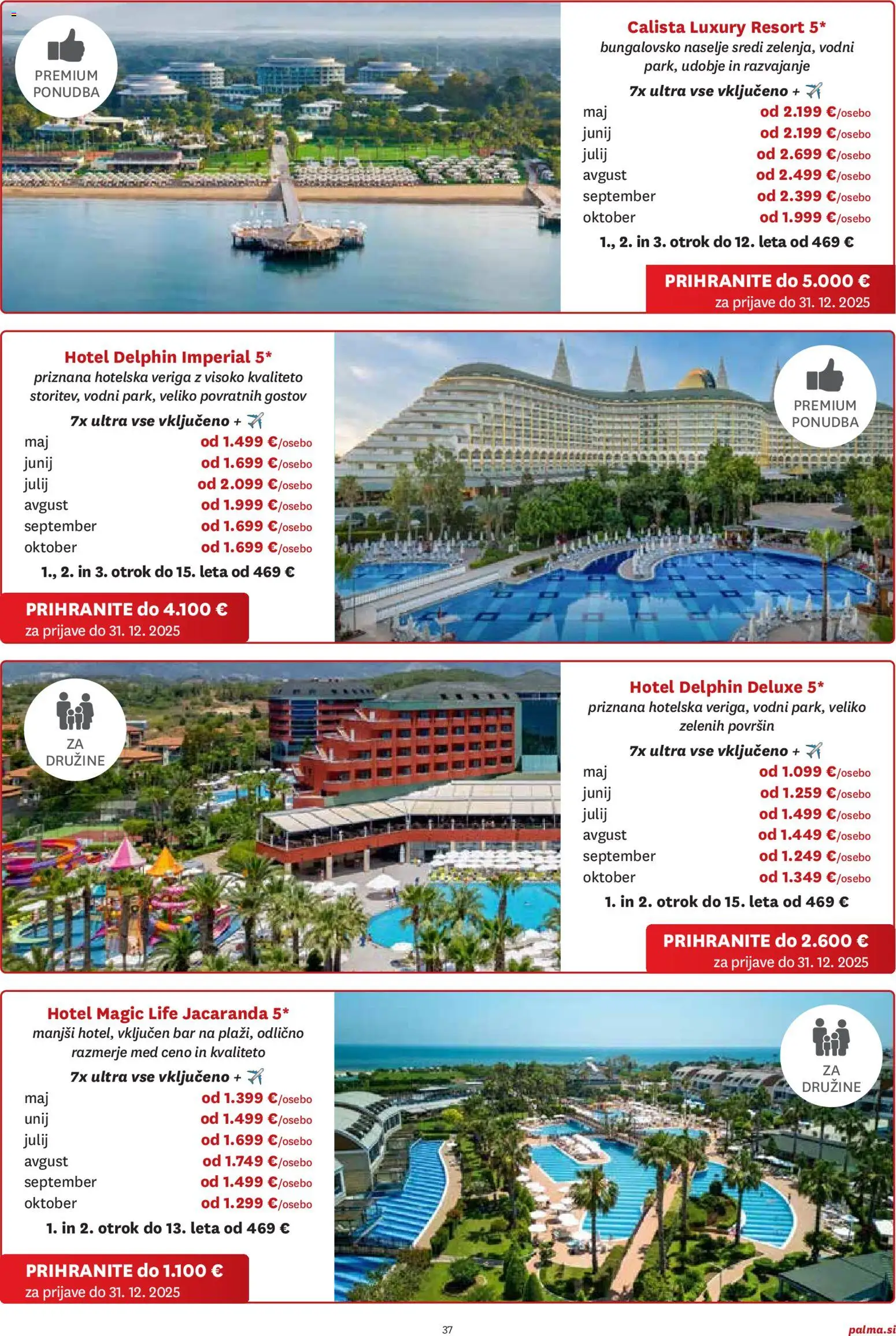 Novi Palma katalog ponudbe – veljaven od 06.11.2025 | Stran: 37