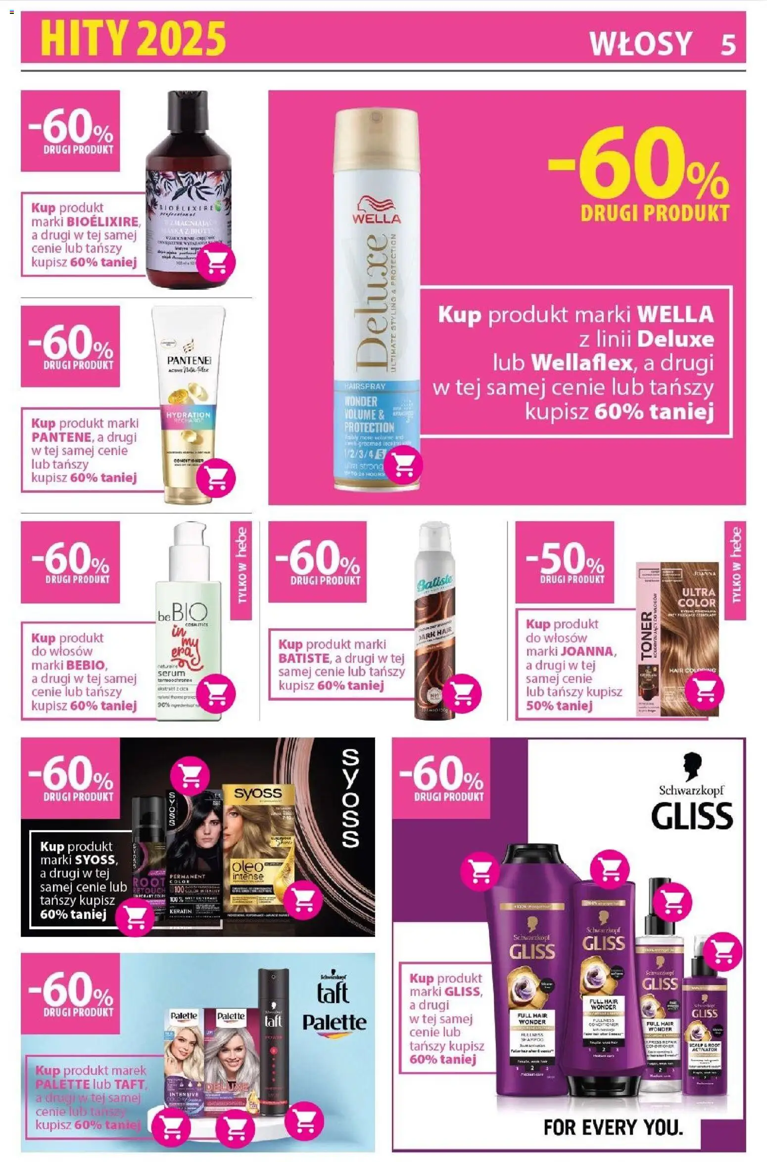 Hebe Gazetka od 02.01.2026 | Strona: 5 | Produkty: Toner