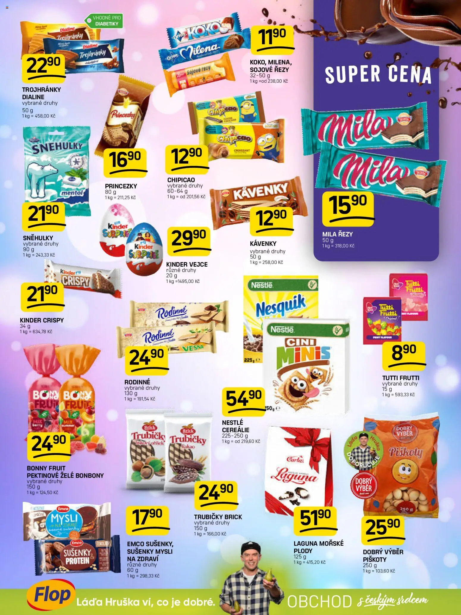 Flop leták od 28.01.2026 | Strana: 9 | Produkty: Vejce, Cereálie, Kinder, Sušenky
