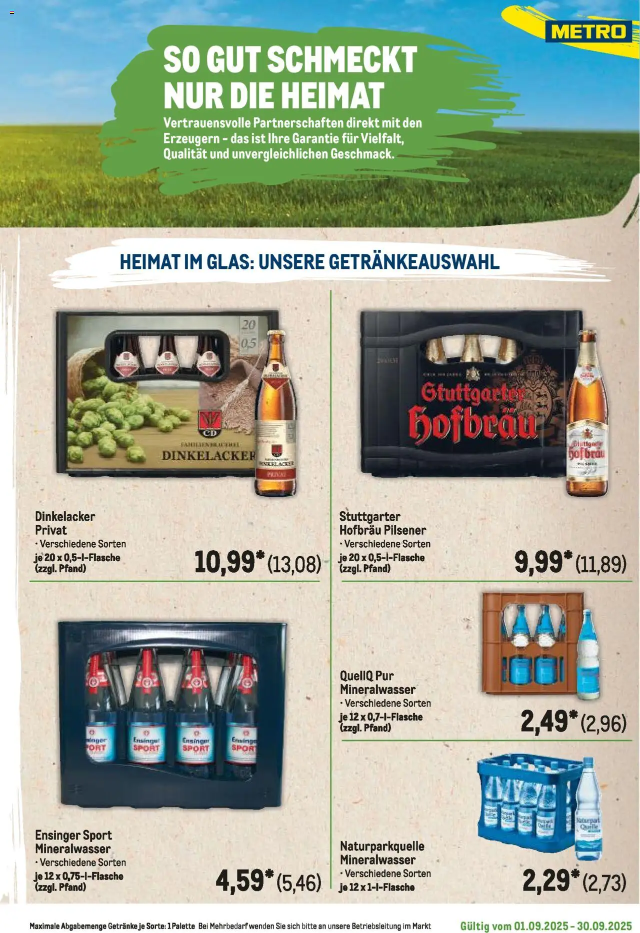 Metro Regionaler Flyer - gültig ab dem 01.09.2025 | Seite: 113 | Produkte: Mineralwasser