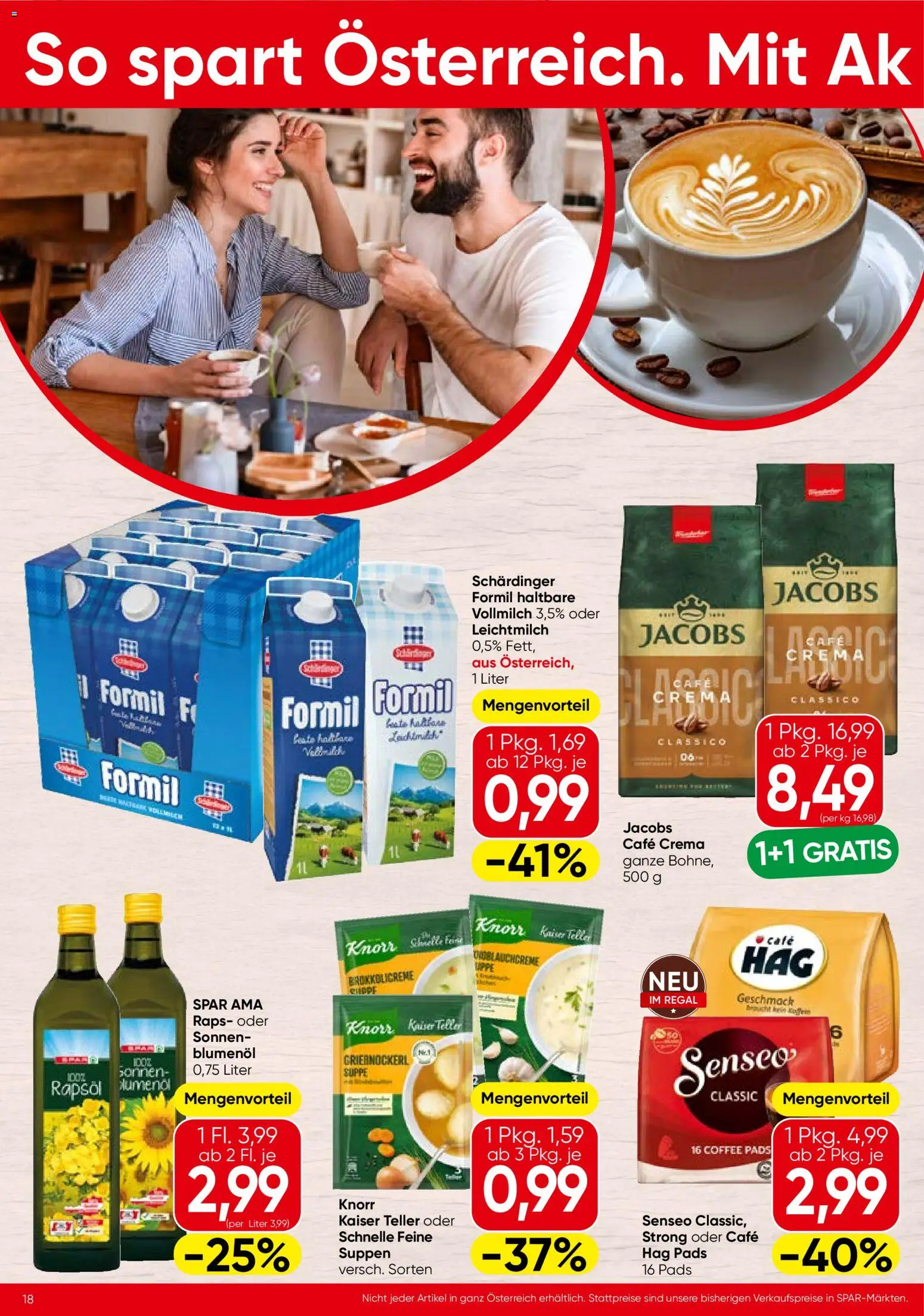 Spar Flugblatt - Oberösterreich gültig ab 23.04.2026 | Seite: 18 | Produkte: Regal