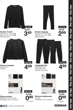 Zeeman - Black Friday  - Voorbeeld van een folder van Zeeman, geldig van 22.11.2025 | Pagina: 5 | Producten: Kinder, Sweater, Panty, Legging