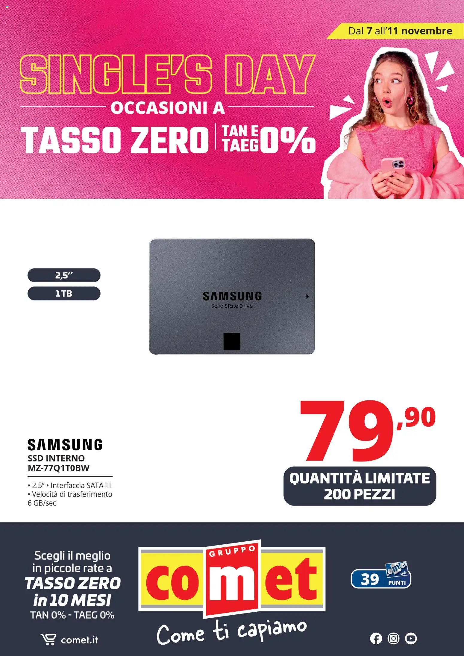 Volantino Comet del 07.11.2025 | Pagina: 32 | Prodotti: Samsung
