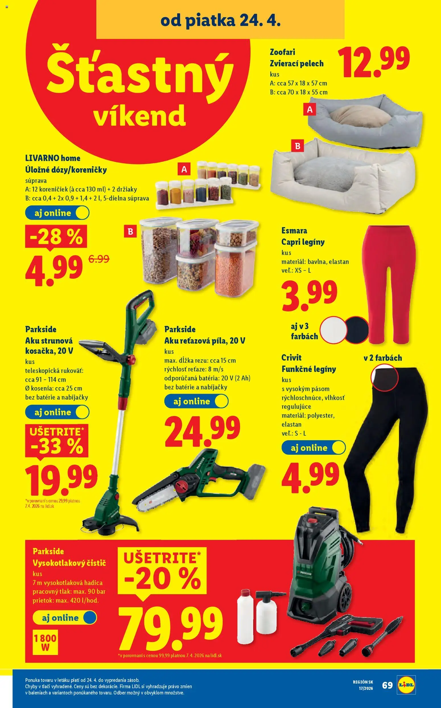 Nové Lidl akcie – leták je platný od 20.04.2026 | Strana: 94 | Produkty: Aku, Parkside, Parkside aku