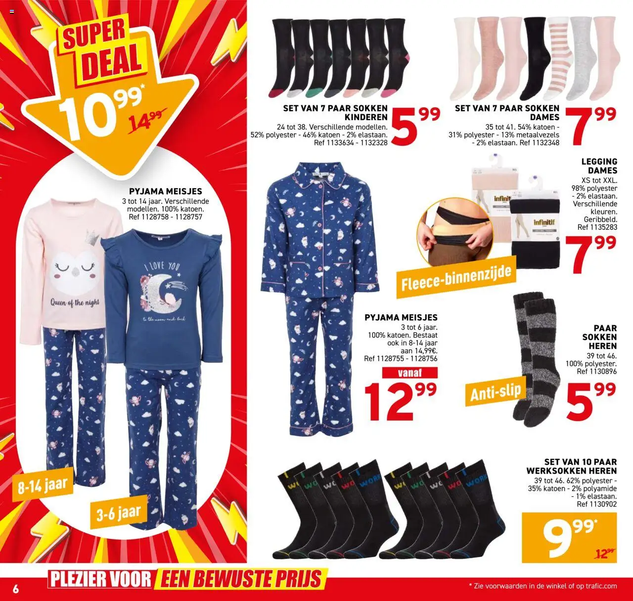 {H1} | Pagina: 26 | Producten: Sokken, Pyjama, Legging