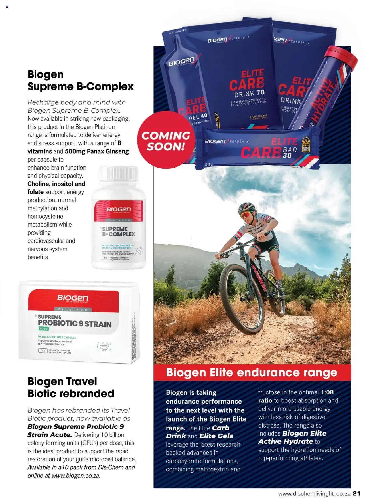 Dis-Chem Living Fit │ valid from 01.05.2025 | Page: 23 | Products: Vitamins, Light, Coffee