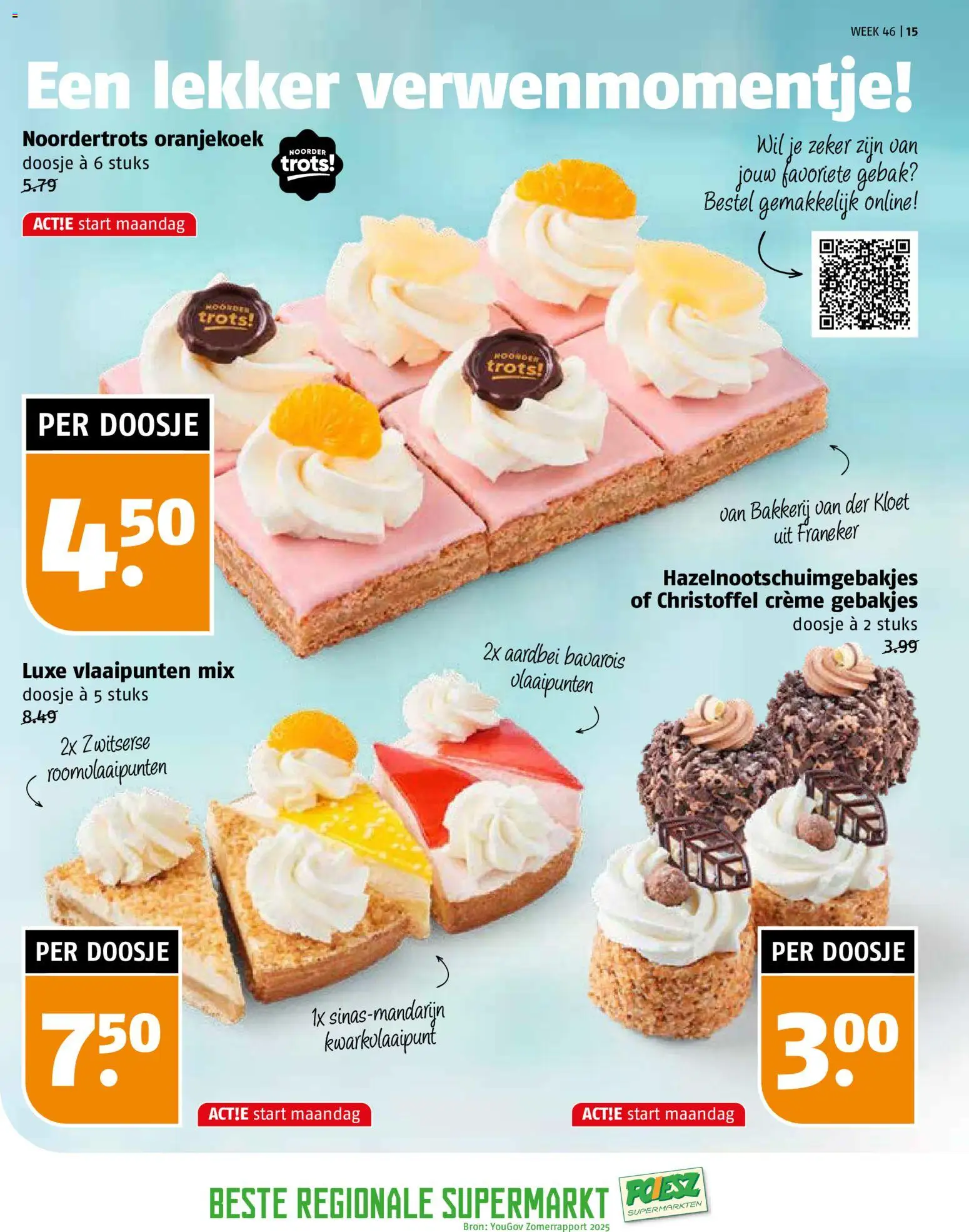 {H1} | Pagina: 15 | Producten: Bakkerij, Gebak, Crème, Aardbei