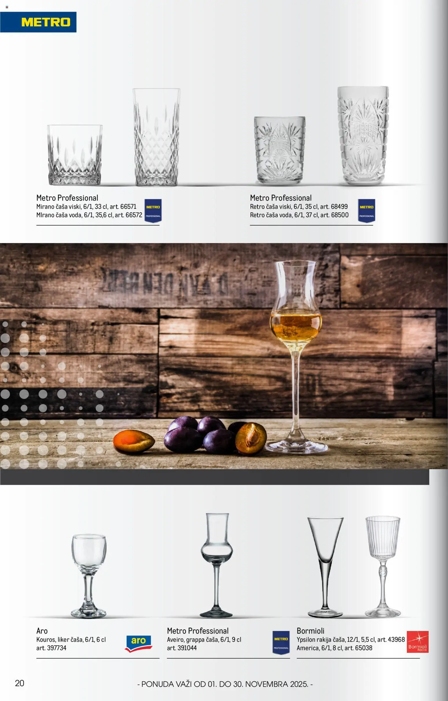 Metro katalog - važi od 01.11.2025 | Strana: 20 | Proizvode: Liker, Rakija