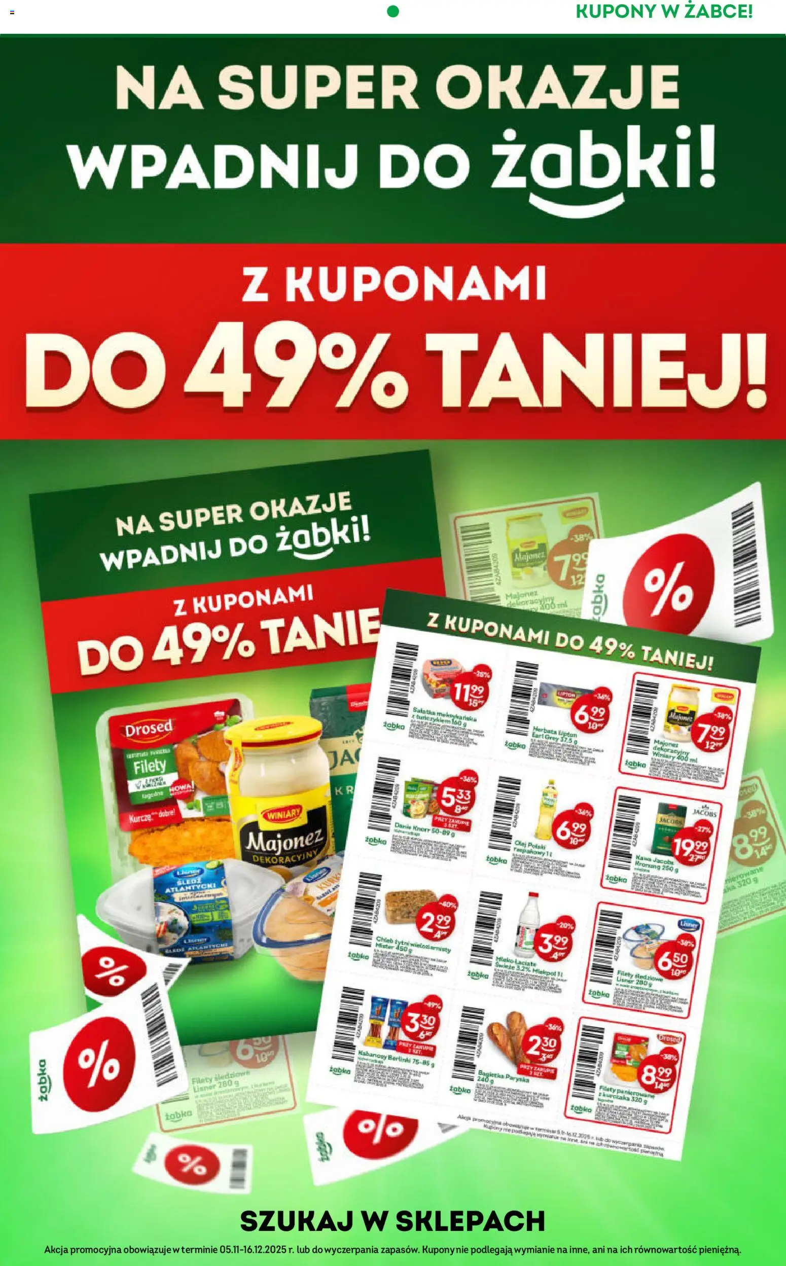 Żabka Gazetka - Codzienne produkty od 19.11.2025 | Strona: 6 | Produkty: Tablet, Bagietka, Chleb, Majonez