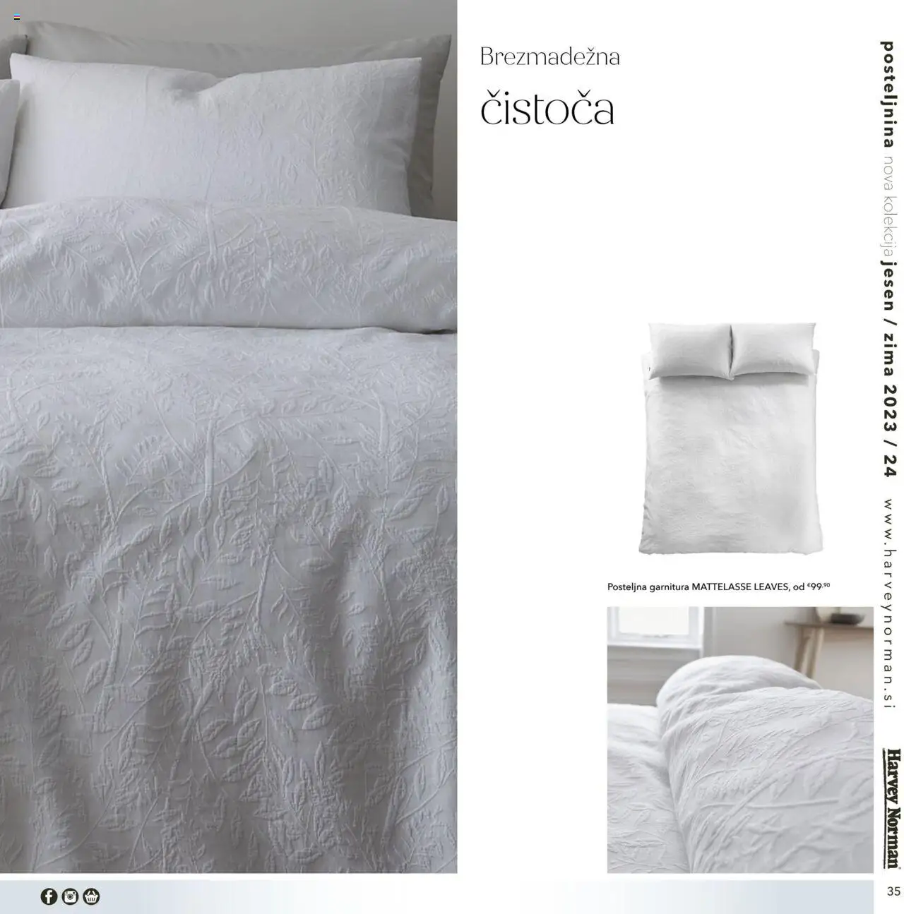 Harvey Norman katalog posteljnina jesen zima │ velja od 01.10.2023 | Stran: 35 | Izdelki: Posteljnina