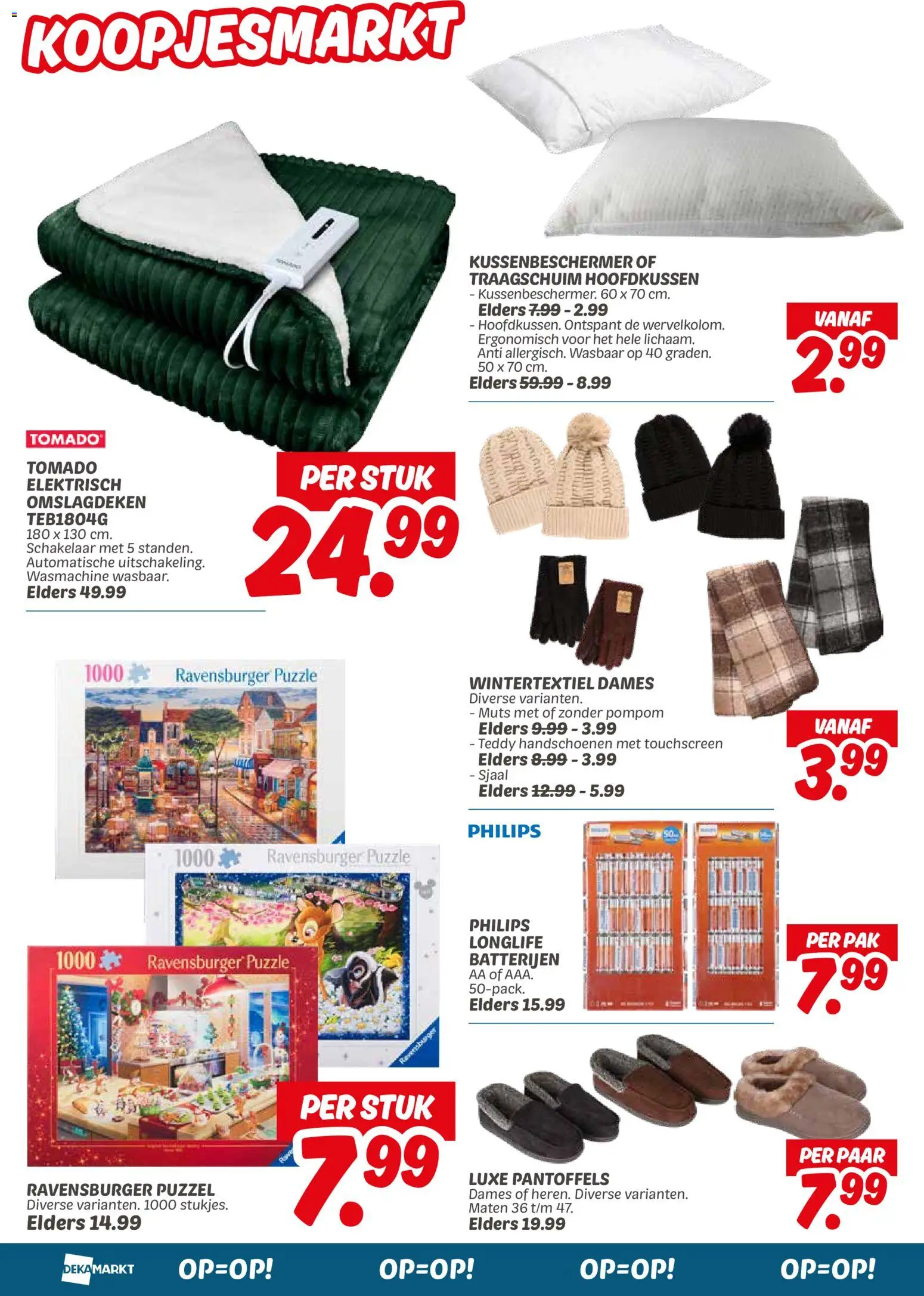 {H1} | Pagina: 24 | Producten: Puzzel, Sjaal, Wasmachine, Batterijen