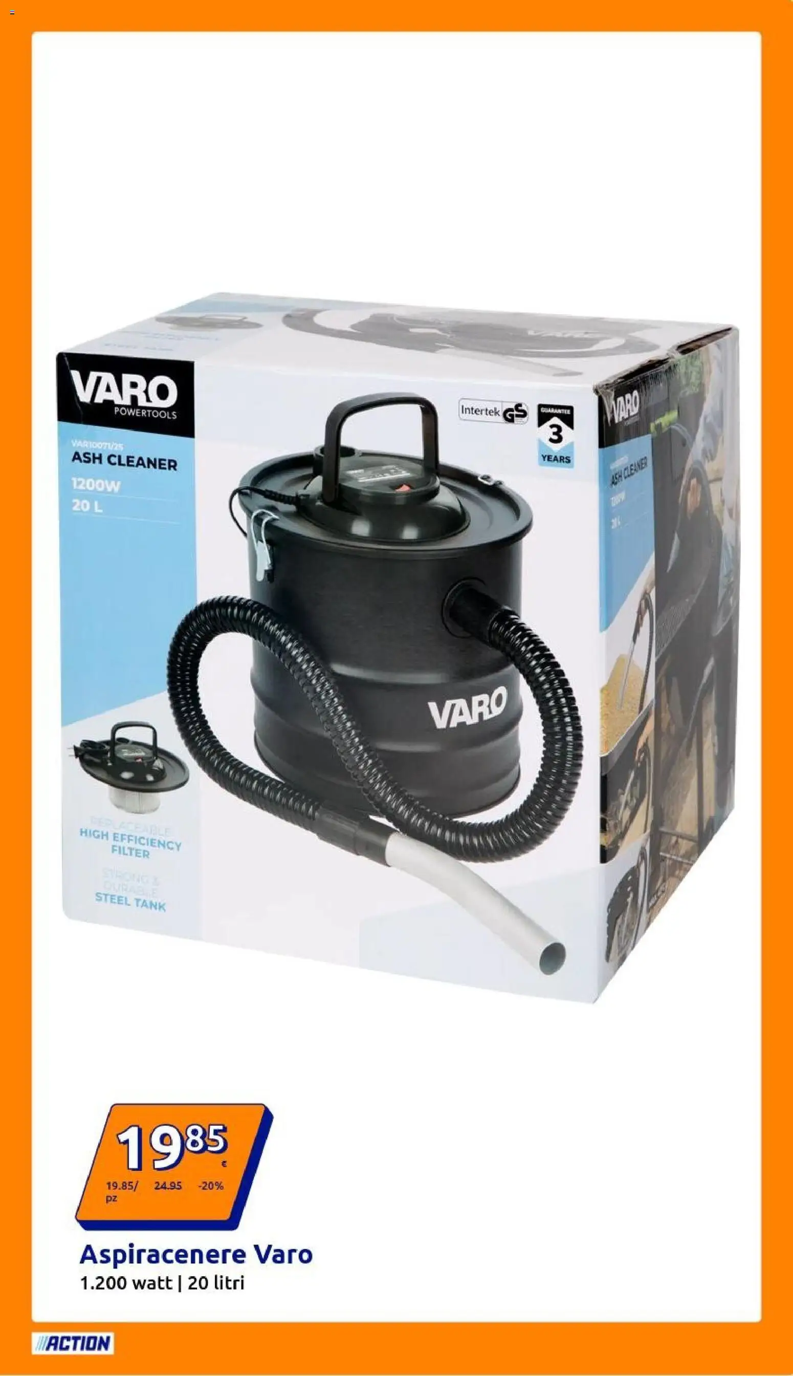 Volantino Action del 17.12.2025 | Pagina: 3 | Prodotti: Aspiracenere