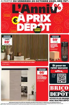 Brico Dépôt - Prévisualisation de Brico Dépôt catalogue valide à partir de 24.10.2025