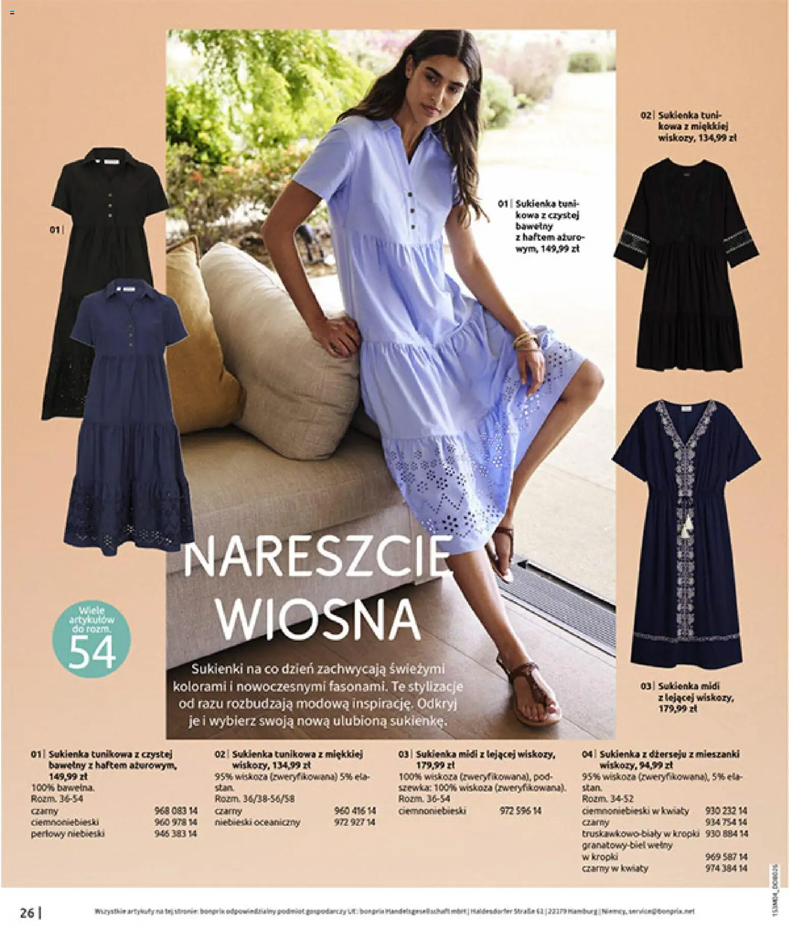 BonPrix Katalog od 30.03.2026 | Strona: 28 | Produkty: Sukienka