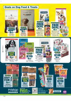 Checkers specials catalogue – valid from 23.03.2026 | Page: 2 | Products: Pet food, Butter, Dog biscuits, Dog food
