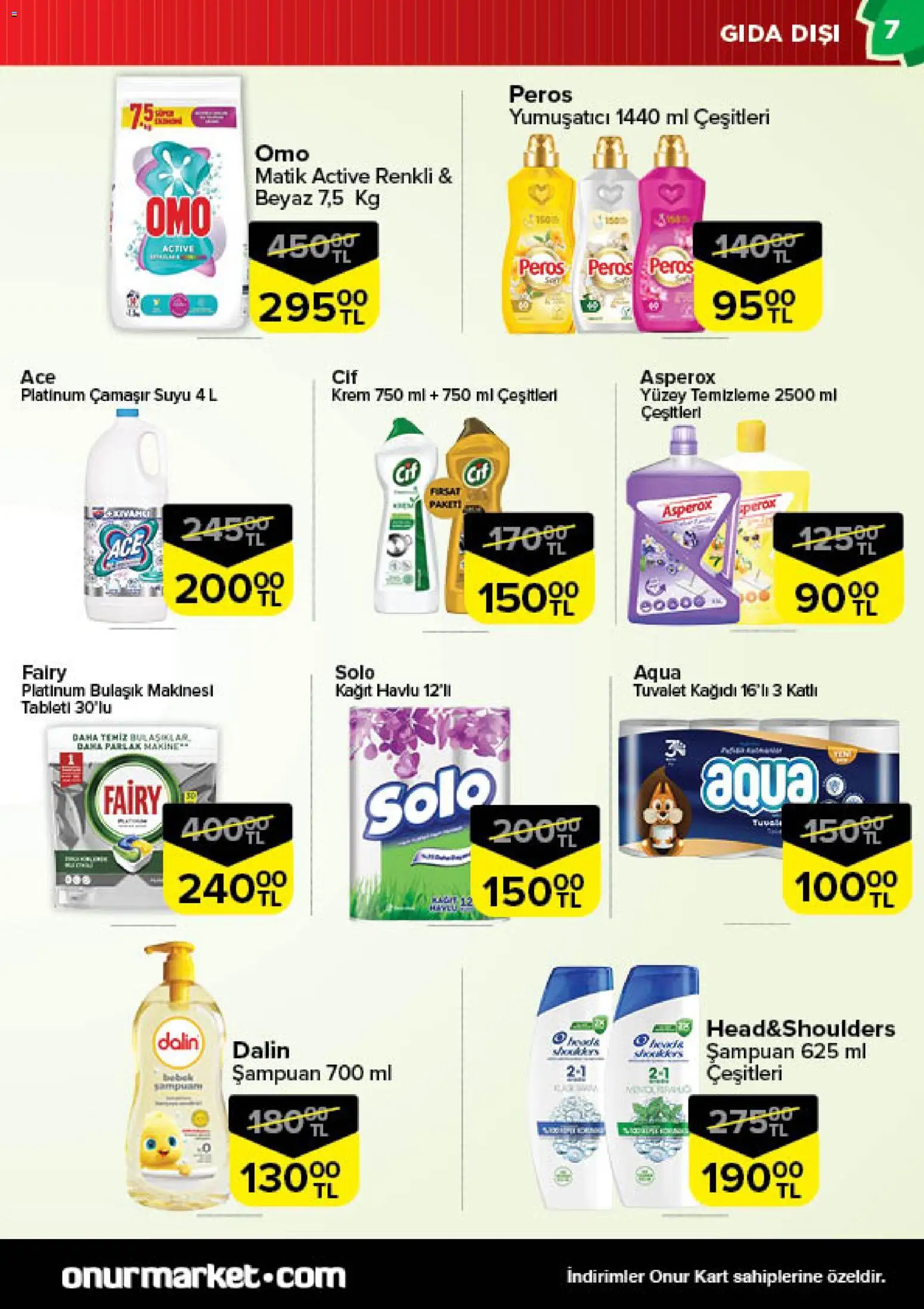 Onur Market - Broşür - 04.12.2025 tarihinden itibaren geçerlidir | Sayfa: 7