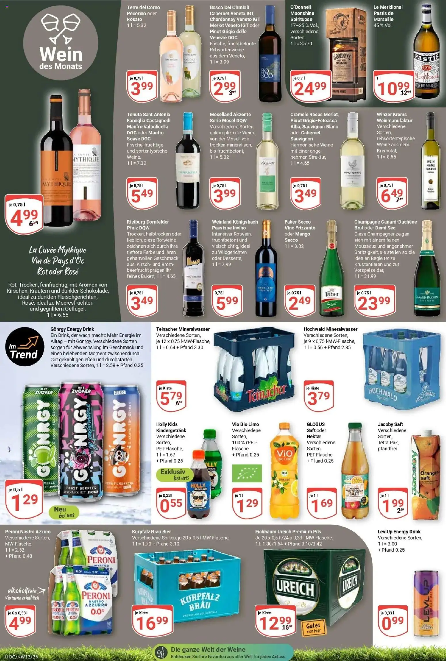 Globus prospekt Hockenheim	 – gültig ab 15.03.2026 | Seite: 14 | Produkte: Merlot, Pils, Mango, Saft