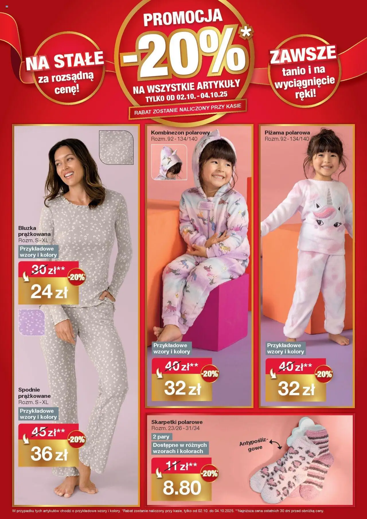 Woolworth Gazetka - Już w Mysłowicach od 02.10.2025 | Strona: 6 | Produkty: Bluzka, Kombinezon, Piżama, Skarpetki