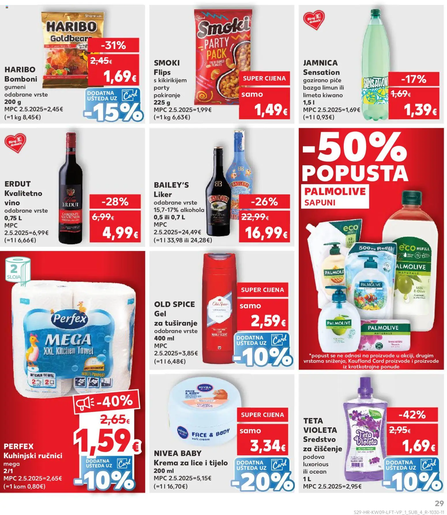 Kaufland katalog | vrijedi od 25.02.2026 | Stranica: 29 | Proizvodi: Krema za lice, Bomboni, Jamnica, Limeta