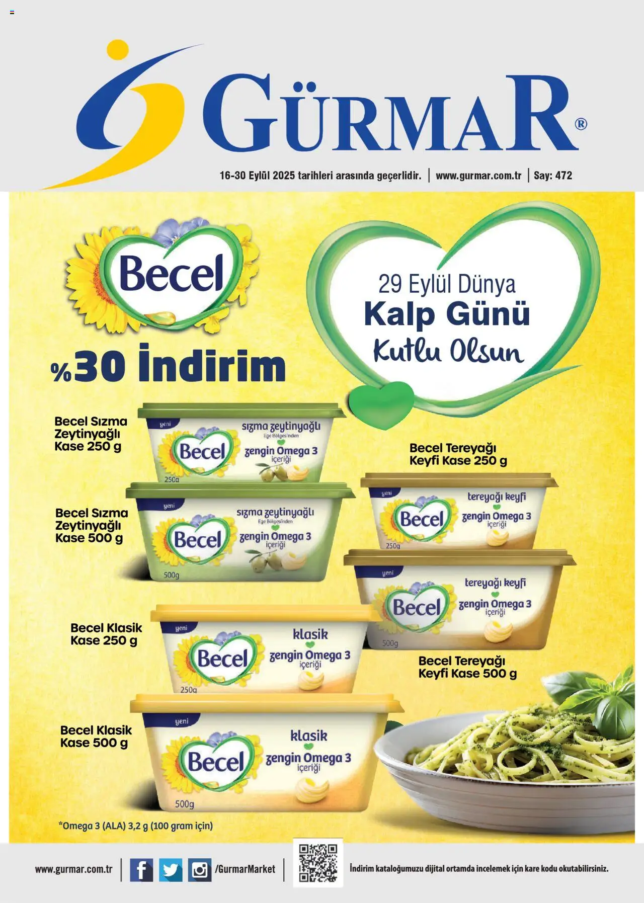Gürmar Katalog - 16.09.2025 tarihinden itibaren geçerlidir | Sayfa: 1 | Ürünler: Kaşe, Tereyağı