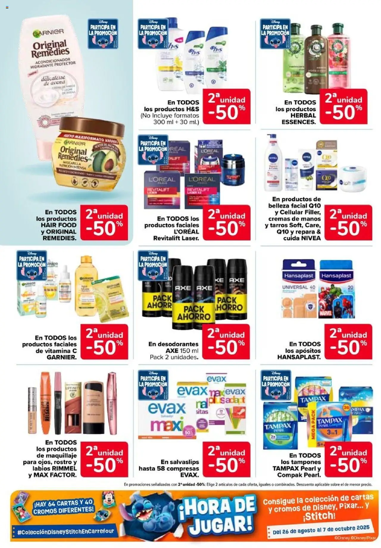 Carrefour folleto │ válido desde el 11.09.2025 | Página: 52 | Productos: Maquillaje, Acondicionador, Tampones, Γλυφιτζούρι