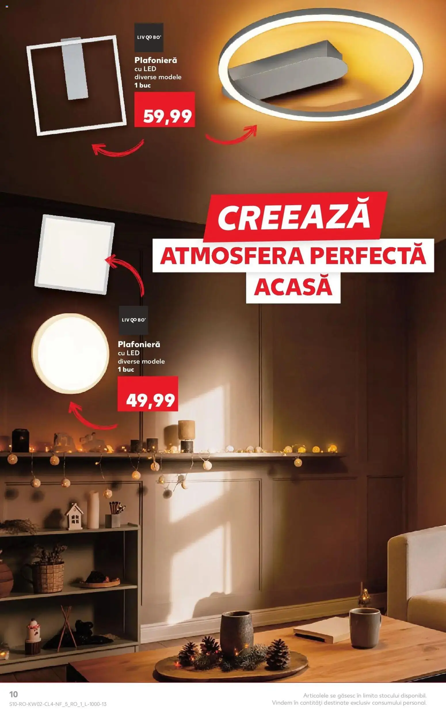 Noul catalog Kaufland – valabil de la 07.01.2026 | Pagină: 10 | Produse: Plafonieră, Babak