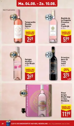  | Pagina: 21 | Producten: La, Blush, Alcohol