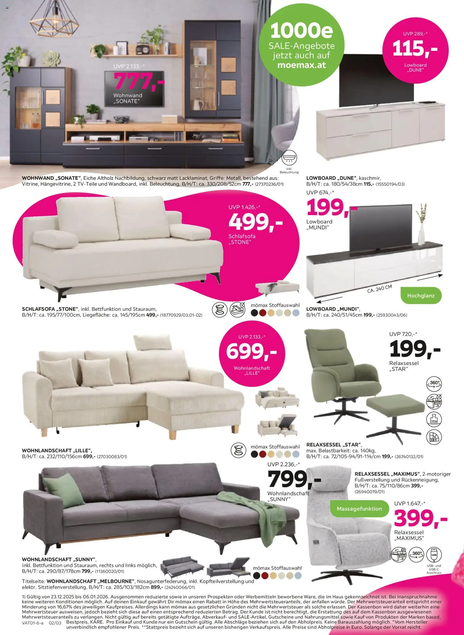 Mömax Prospekt aktuell gültig ab 22.12.2025 | Seite: 2 | Produkte: USB