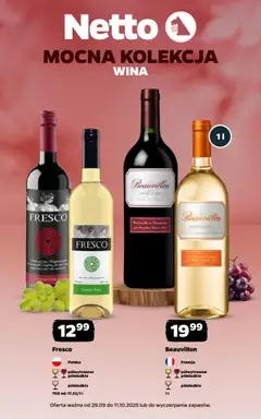 Pogląd oferty "Netto gazetka - Wina" - ważna od 29.09.2025