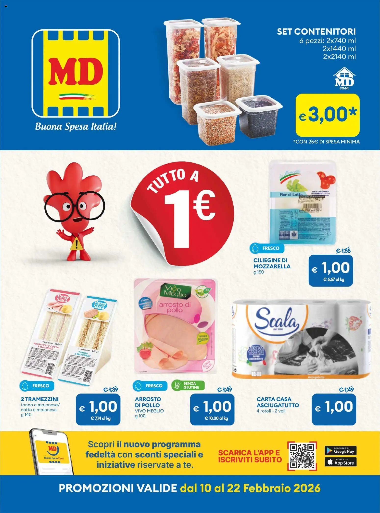 Volantino MD Discount del 10.02.2026 | Pagina: 1