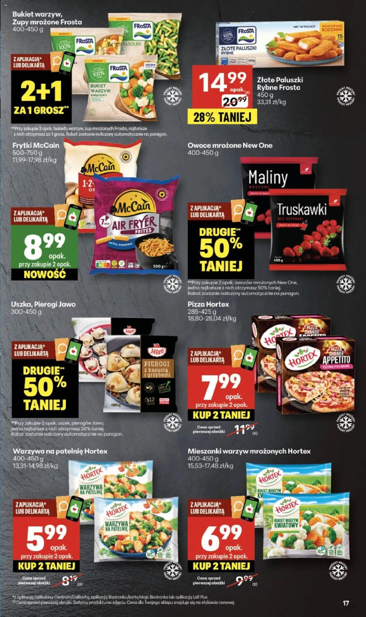 Delikatesy Centrum Gazetka - Sklepy Własne od 20.11.2025 | Strona: 17 | Produkty: Pierogi, Patelnie, Paluszki, Owoce