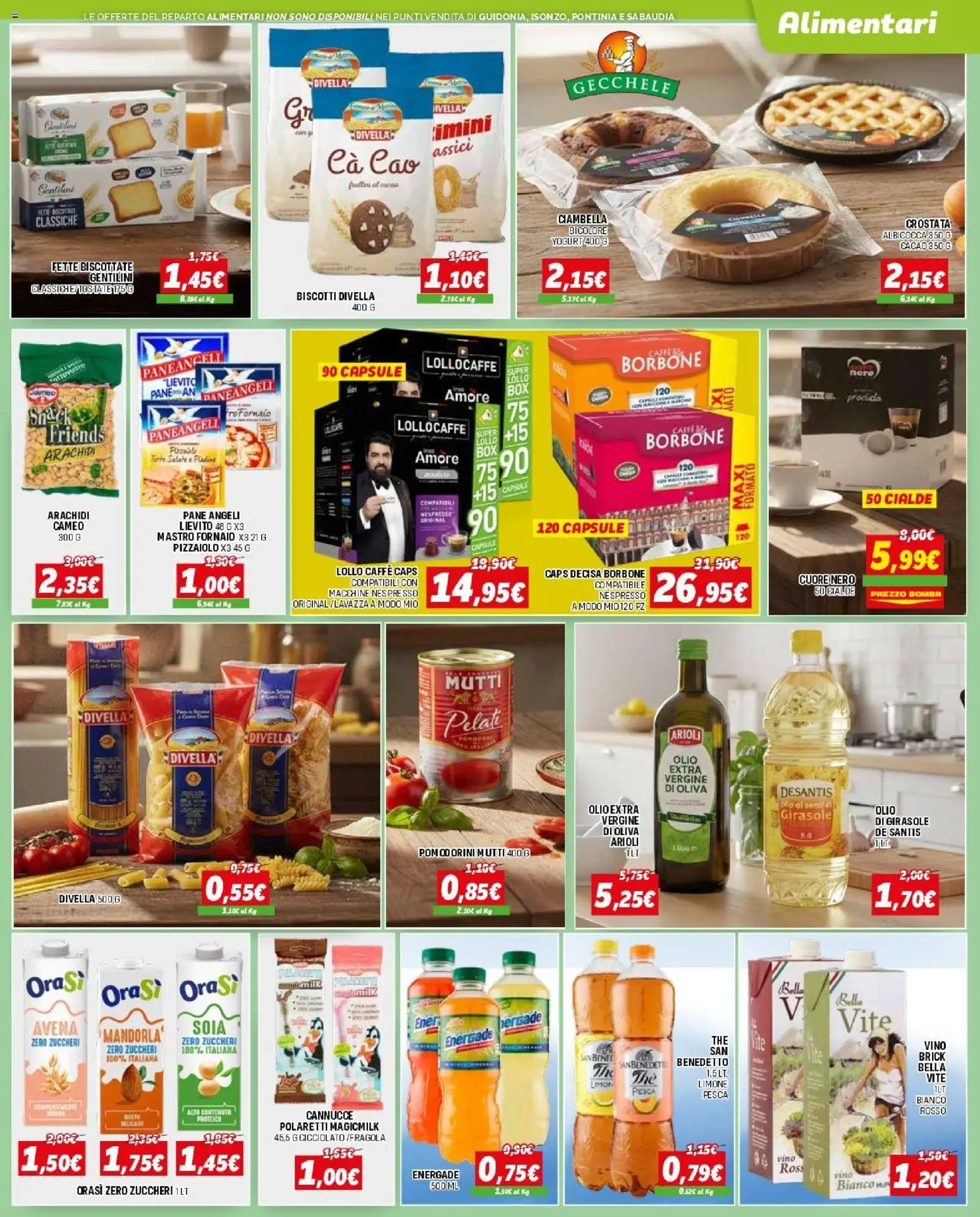 Volantino Orizzonte del 12.02.2026 | Pagina: 15 | Prodotti: Olio extra vergine, Mutti, Arachidi, Fette biscottate