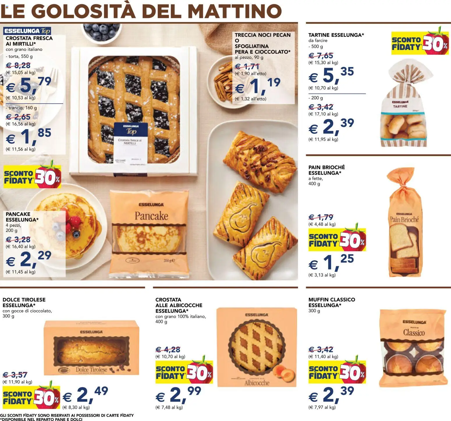 Volantino Esselunga S del 15.01.2026 | Pagina: 2 | Prodotti: Pane, Top, Pera, Albicocche