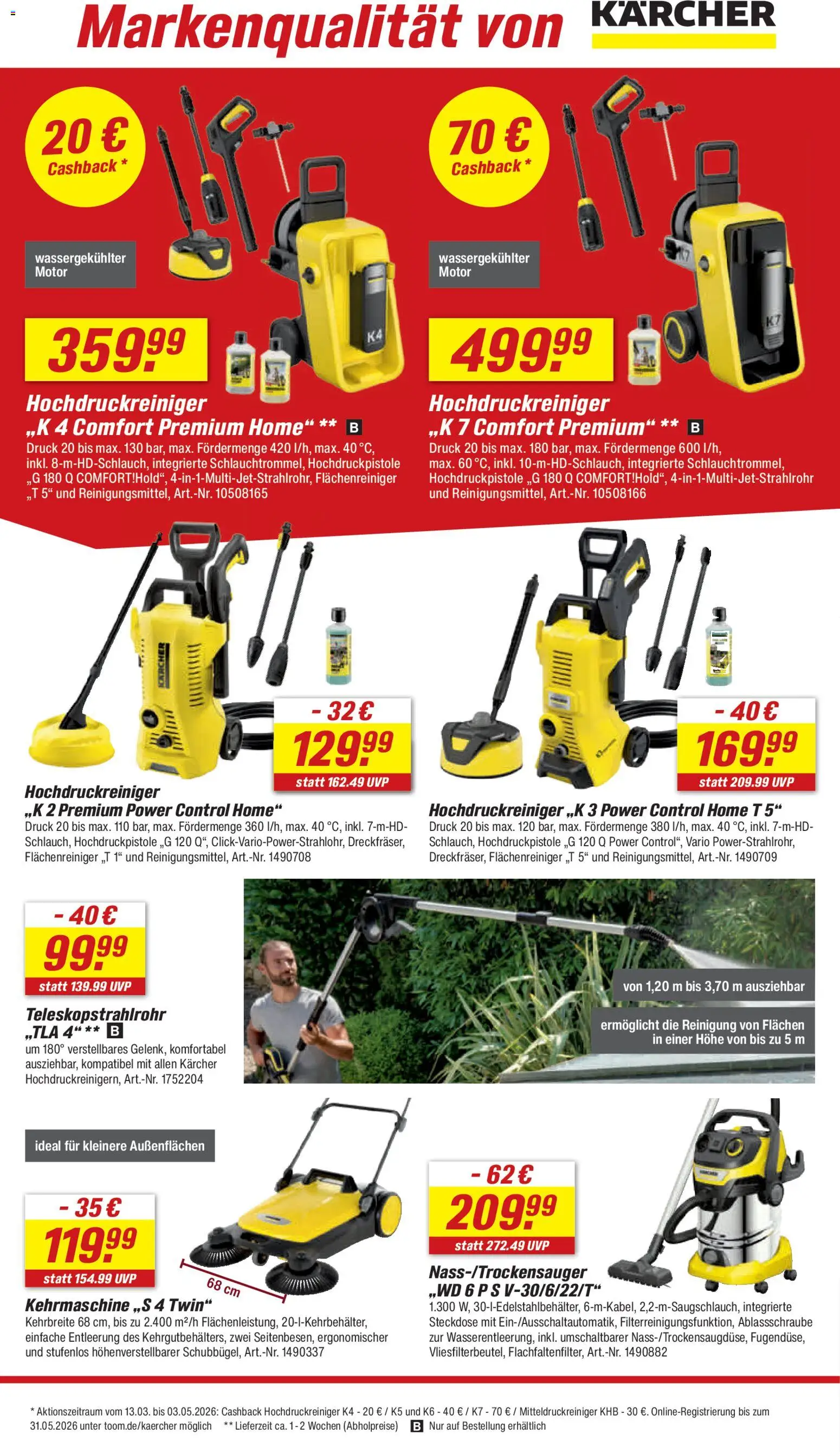 Toom Baumarkt Prospekt 	 – gültig ab 25.04.2026 | Seite: 22 | Produkte: Steckdose, Hochdruckreiniger