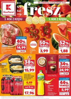 Kaufland gazetka od 17.07.2025 | Strona: 1 | Produkty: Arbuz, Karkówka, Pomidory, Warzywa