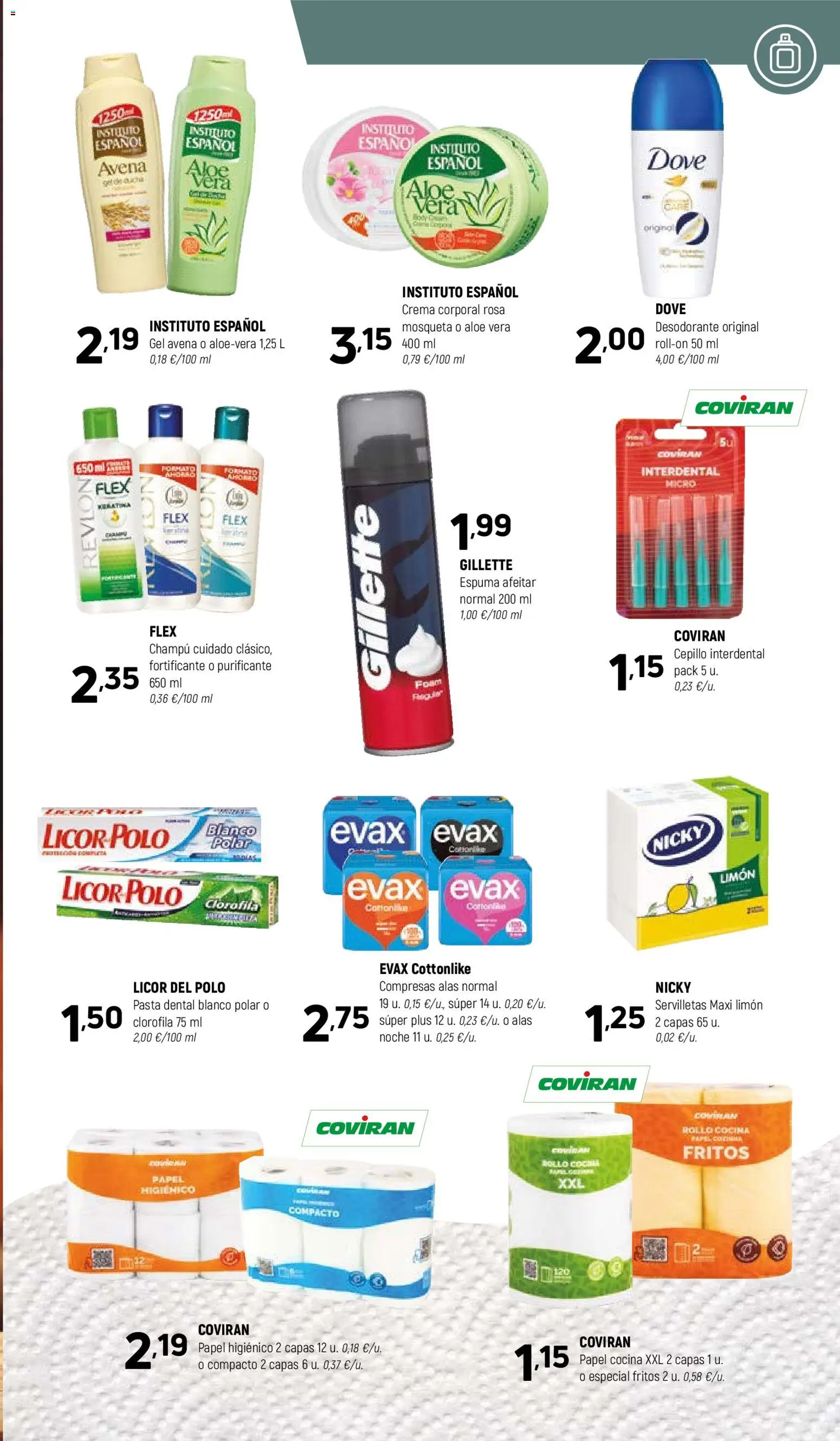 Coviran - Ceuta │ válido desde el 04.11.2025 | Página: 21 | Productos: Licor, Desodorante, Pasta dental, Cocina