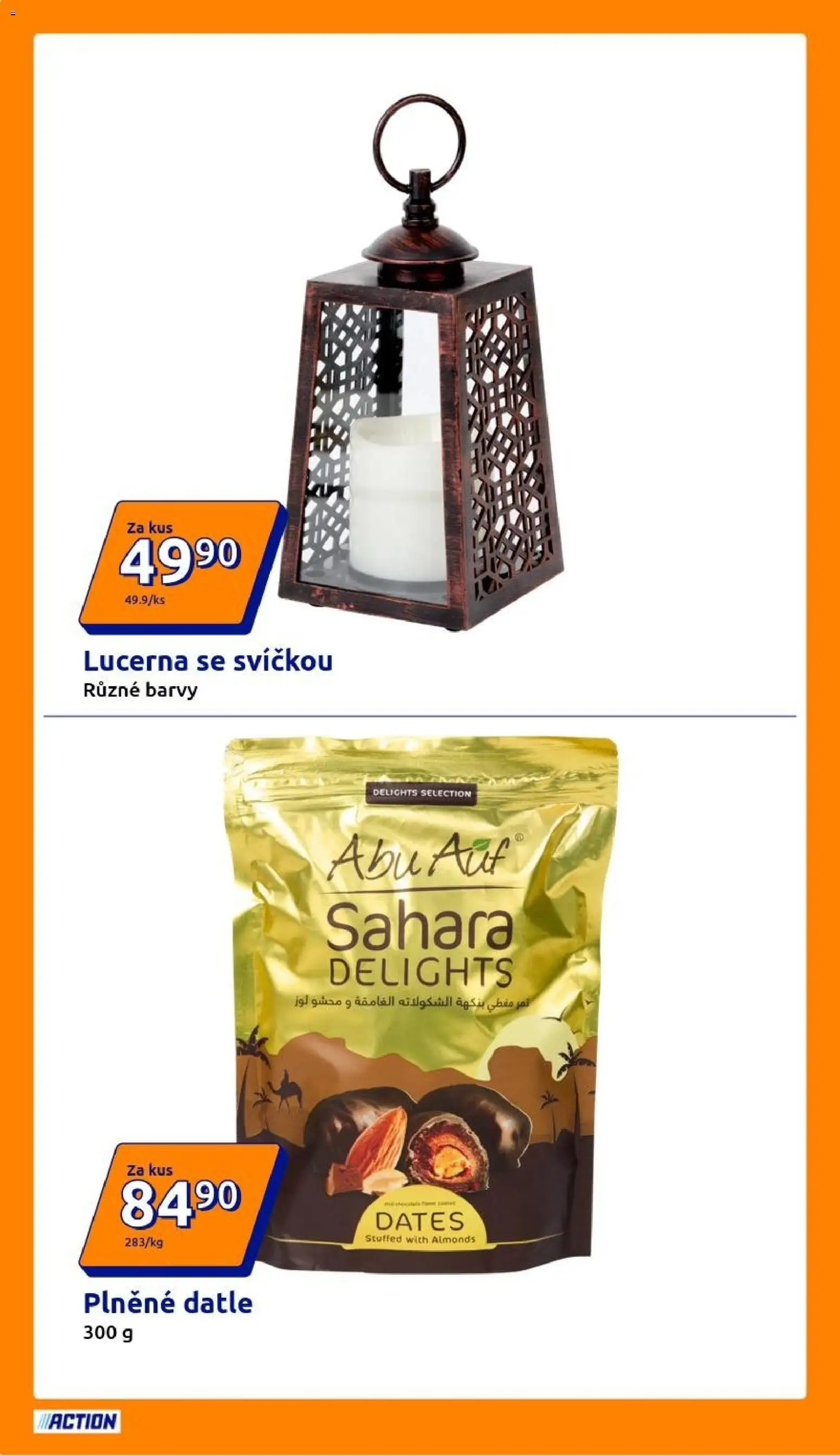 Action leták od 18.03.2026 | Strana: 10 | Produkty: Lucerna, Datle, Barvy