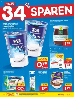 Netto Marken-Discount prospekt Kloster Lehnin	 - gültig ab dem 13.07.2025 | Seite: 18 | Produkte: Quark, Pudding, Milram, Gurken
